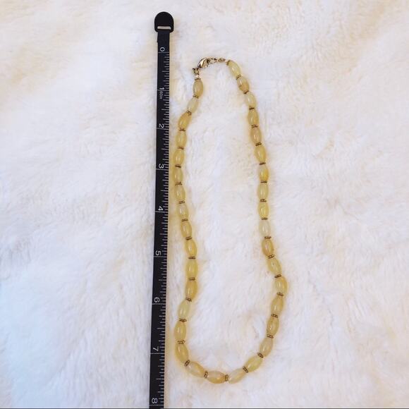 Yellow Multi-bead Necklace - Picture 6 of 6